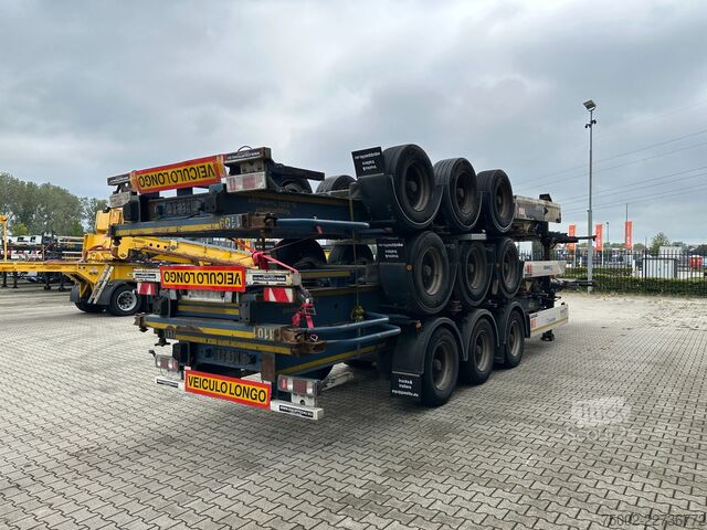 Transport af containere Krone stack of 3x 2013/2014 KRONE 40FT/45FT chassis /...