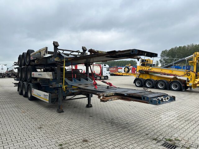 Transport af containere Krone stack of 3x 2013/2014 KRONE 40FT/45FT chassis /...