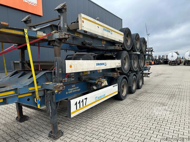 Transport af containere Krone stack of 3x 2013/2014 KRONE 40FT/45FT chassis /...