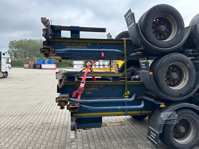 Transport af containere Krone stack of 3x 2013/2014 KRONE 40FT/45FT chassis /...