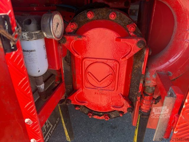 Vacuum tank truck MERCEDES-BENZ Actros 4151 8x8 V8 Hvidtved Larsen RECycler 410