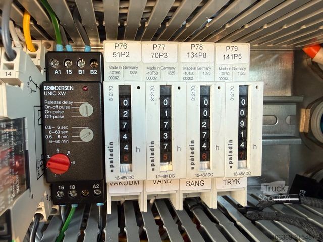 Vacuum tank truck MERCEDES-BENZ Actros 4151 8x8 V8 Hvidtved Larsen RECycler 410