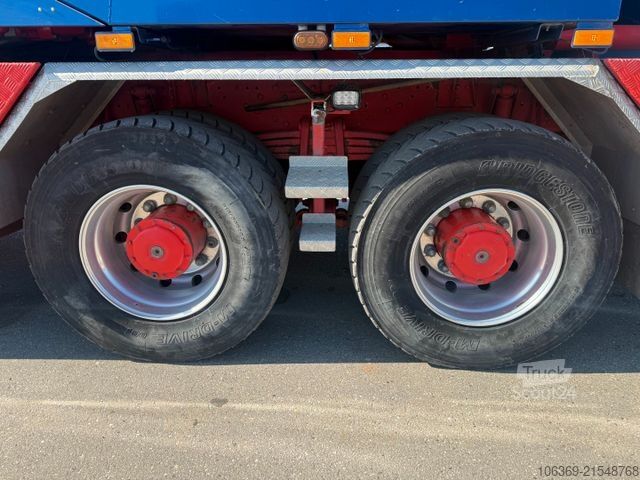 Vacuum tank truck MERCEDES-BENZ Actros 4151 8x8 V8 Hvidtved Larsen RECycler 410