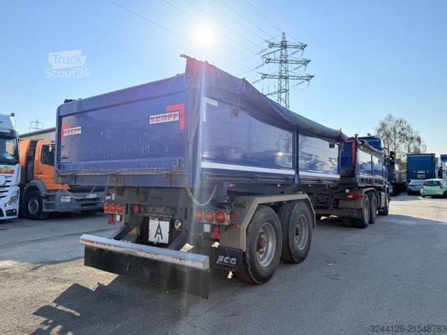 Dreiseitenkipper Anhänger KEMPF THKD 18/3-Seitenkipper-Alu+Stahlboden/TÜV/18t