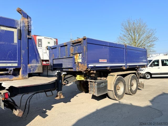 Dreiseitenkipper Anhänger KEMPF THKD 18/3-Seitenkipper-Alu+Stahlboden/TÜV/18t