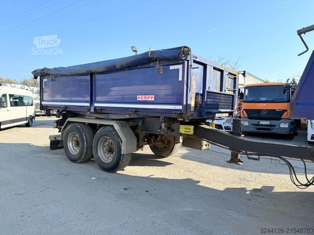 Dreiseitenkipper Anhänger KEMPF THKD 18/3-Seitenkipper-Alu+Stahlboden/TÜV/18t