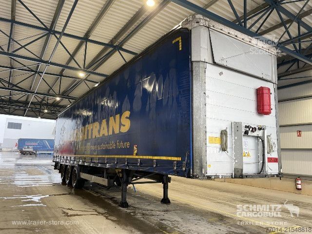 Open semitrailer with tarp Schmitz Cargobull Curtainsider Mega