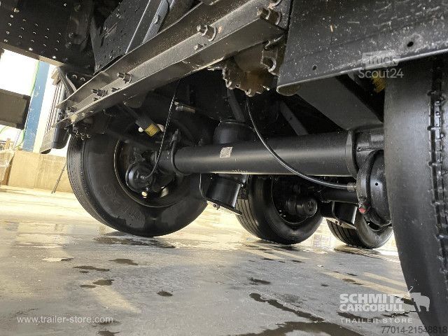 Open semitrailer with tarp Schmitz Cargobull Curtainsider Mega