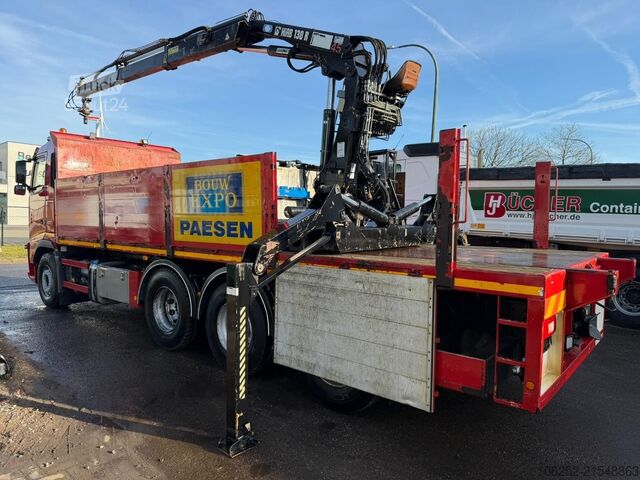 Open laadbak Volvo FH 420 8x4 TRIDEM PRITSCHE + KRAN HIAB ROLLER 1...