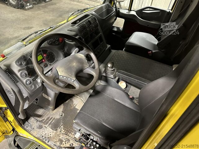 Containertransport (haakarmsysteem) Iveco TRAKKER 350 6x4 HOOKLIFT + CRANE FASSI F120.22 ...