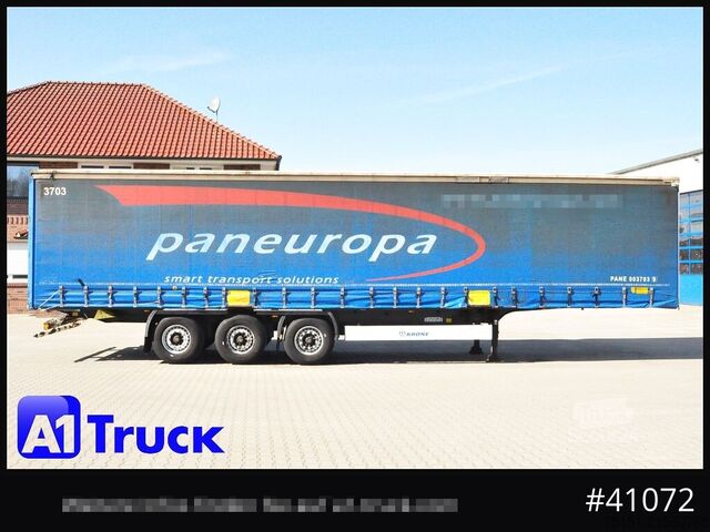 Auflieger mit Pritsche & Plane KRONE SD Tautliner, Code XL, 1 Vorbesitzer