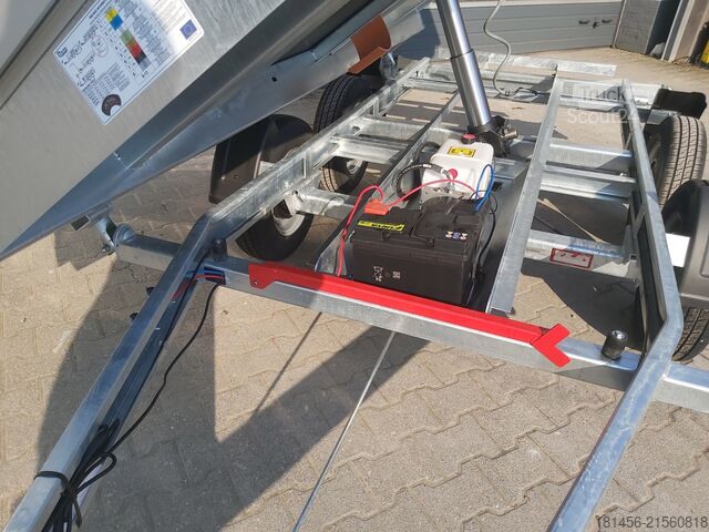 Kipper-Anhänger Debon PW Kipper elektro mit Laubgitter direkt