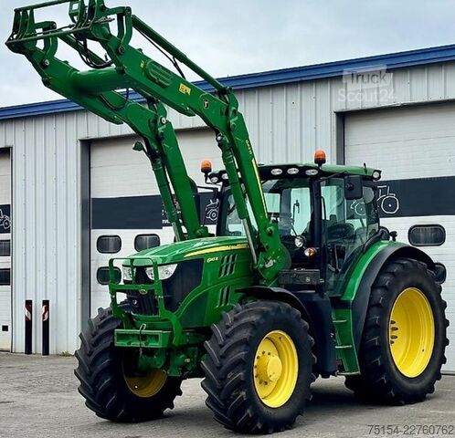 Tractor John Deere 6145R Direct Drive + 663R Frontlader