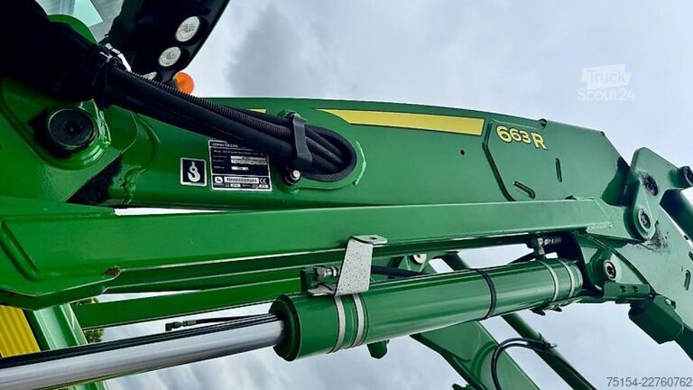 Tractor John Deere 6145R Direct Drive + 663R Frontlader