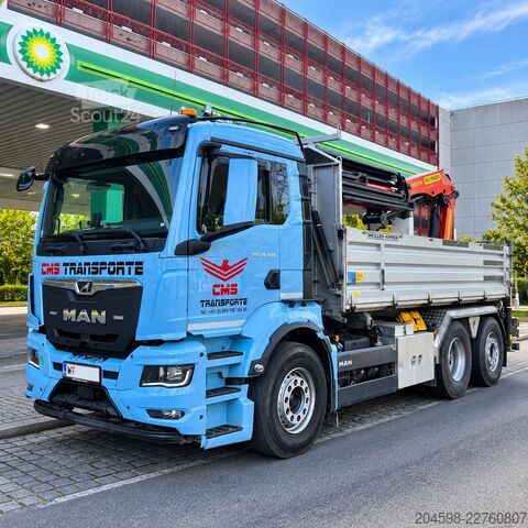 Kipper Kran LKW MAN TGS 26 430