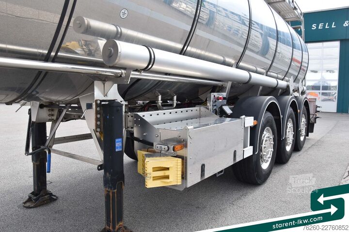 Remorque-citerne semi-remorque KÄSSBOHRER Chemietank, ADR, 30.000L, Liftachse, Alufelgen