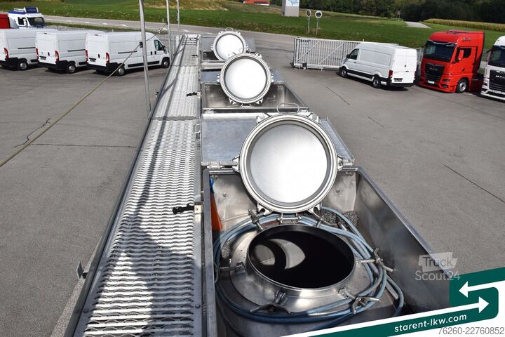 Напівпричіп-цистерна KÄSSBOHRER Chemietank, ADR, 30.000L, Liftachse, Alufelgen