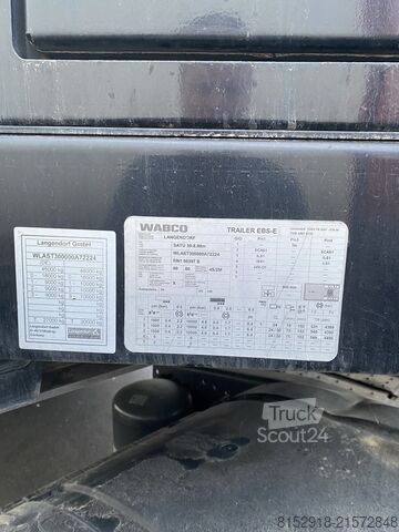 مقطورة نصف منخفضة LANGENDORF SATÜV 30 - 8.900 mm + 4.200 mm telesk.