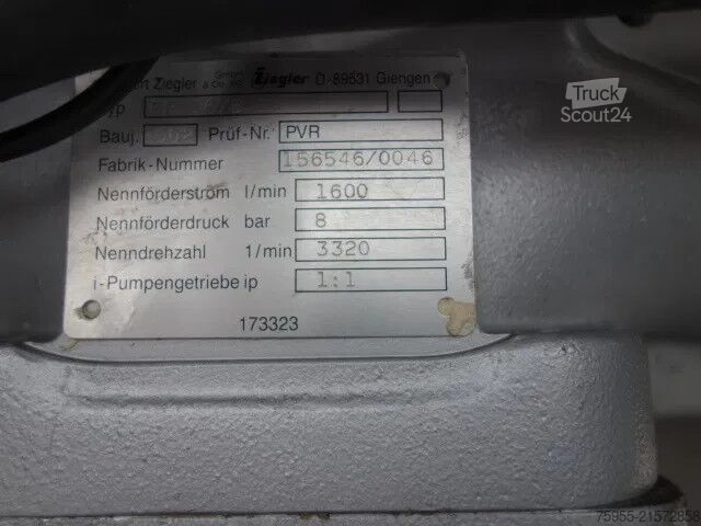 Fire engine DAF LF 220 ZIEGLERPUMP BOMBEROS