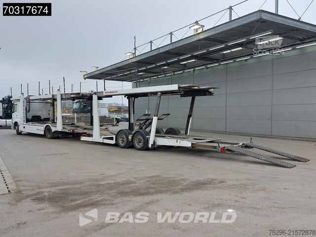 Furgão transportador de automóveis Mercedes Axor 1833 4X2 Kassbohrer SSV-01 car transporter...