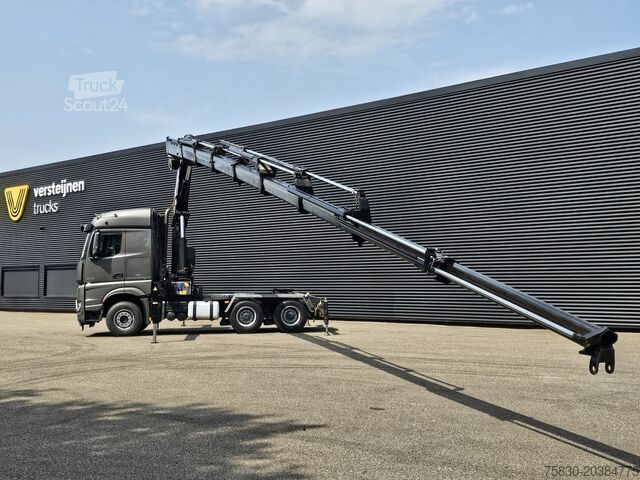 Vrachtwagen met kraan Mercedes-Benz Arocs 2658 6x4 / HMF 40 t/m - 21.3 mtr / WINCH