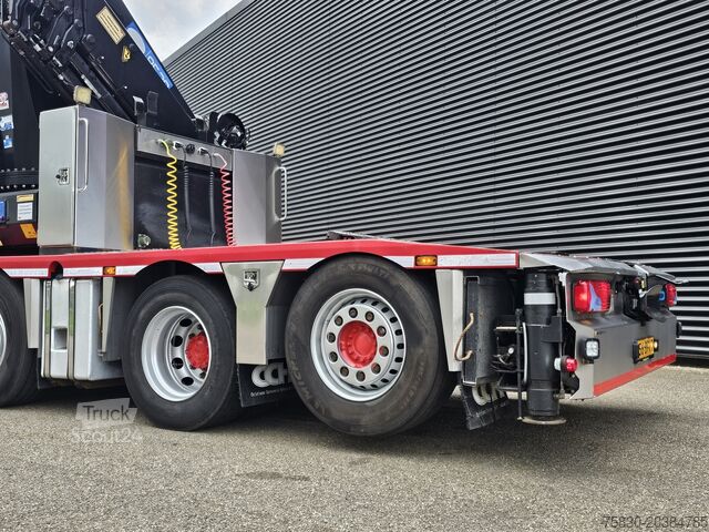 Vrachtwagen met kraan MAN TGX 37.480 8x2-6 / HMF 85 t/m CRANE / KRAN