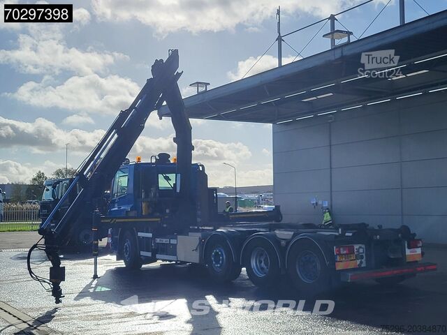 Containertransport (haakarmsysteem) DAF CF85.410 FAQ CF85 8X2 Palfinger PK22002 EH Kran...
