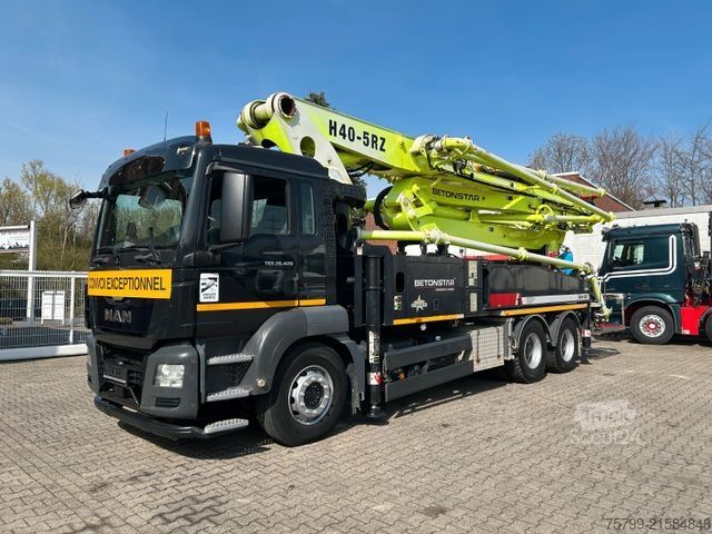 Concrete pump truck MAN 26.420 TGS Betonstar 40.16-5RZ 5 Knick 40 Meter