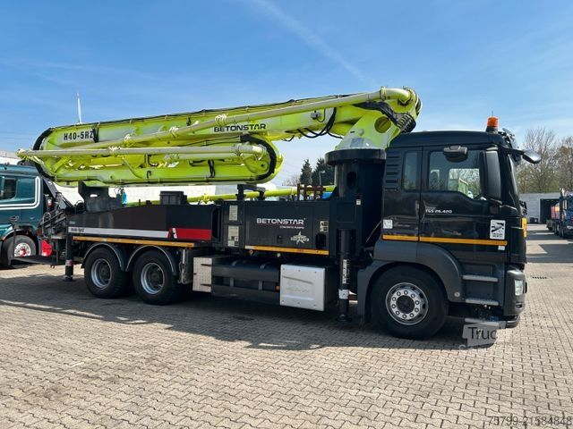 Concrete pump truck MAN 26.420 TGS Betonstar 40.16-5RZ 5 Knick 40 Meter
