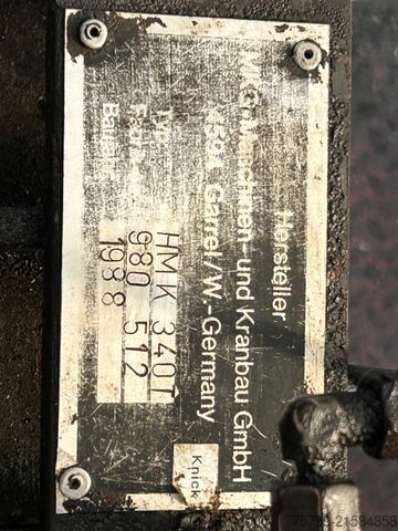 Кран, монтиран на камион MERCEDES-BENZ 2632 HMK Dachdeckerkran 6x6