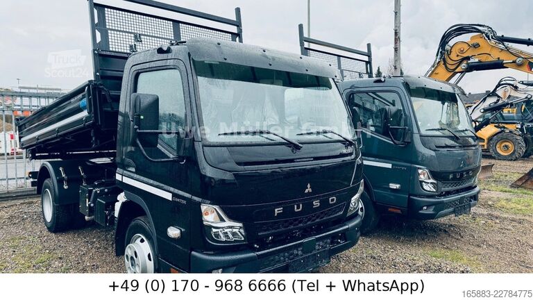 Trevägs tippbil MITSUBISHI Canter 7 C 18 mit MEILLER Kipper