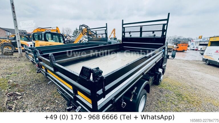 Trevägs tippbil MITSUBISHI Canter 7 C 18 mit MEILLER Kipper