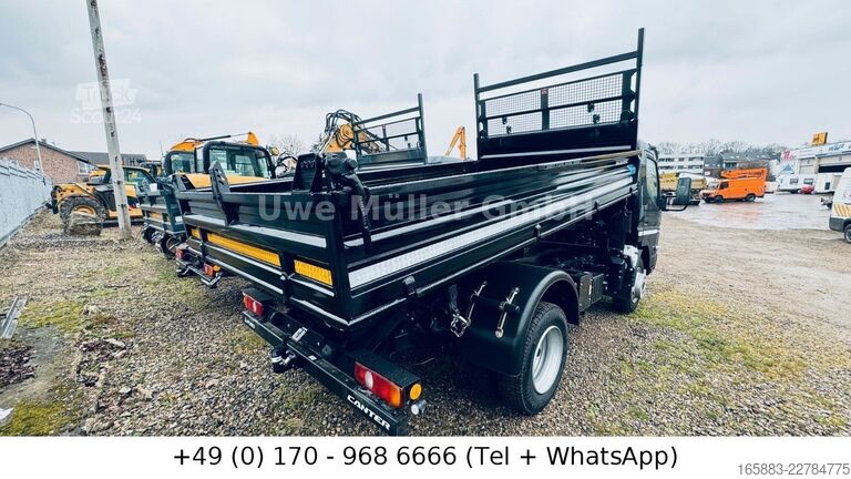 Trevägs tippbil MITSUBISHI Canter 7 C 18 mit MEILLER Kipper