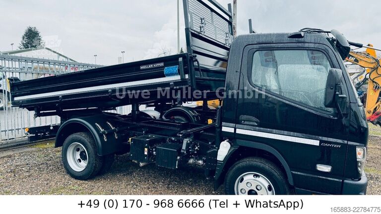 Trevägs tippbil MITSUBISHI Canter 7 C 18 mit MEILLER Kipper
