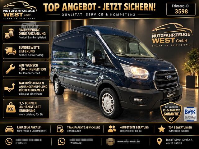 فان بسقف مرتفع FORD Transit Hoch+Lang*L3-H2*Automatik*170Ps*Garantie