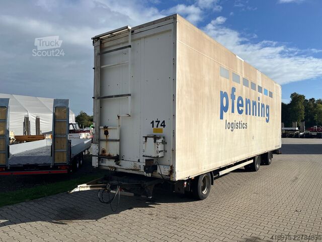 Przyczepa z platformą roboczą Eggers HXT 24 ZZL 3-Achs Plattf Schausteller 174
