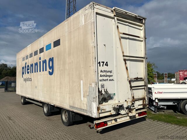 Przyczepa z platformą roboczą Eggers HXT 24 ZZL 3-Achs Plattf Schausteller 174