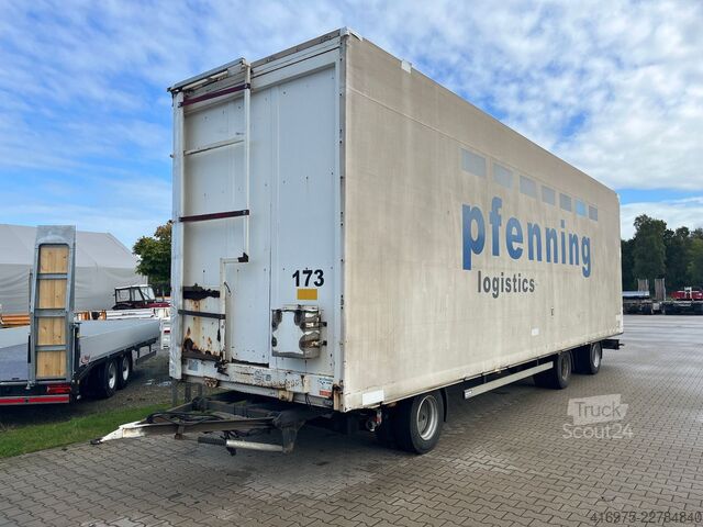 Remorque avec plate-forme de travail Eggers HXT 24 ZZL 3-Achs Packwagen Lenk 173