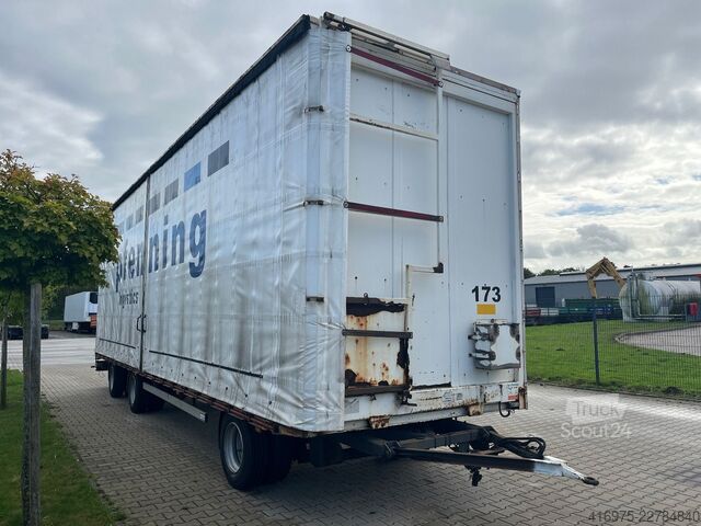 Remorque avec plate-forme de travail Eggers HXT 24 ZZL 3-Achs Packwagen Lenk 173