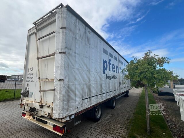 Remorque avec plate-forme de travail Eggers HXT 24 ZZL 3-Achs Packwagen Lenk 173