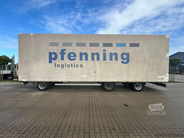 Remorque avec plate-forme de travail Eggers HXT 24 ZZL 3-Achs Packwagen Lenk 173