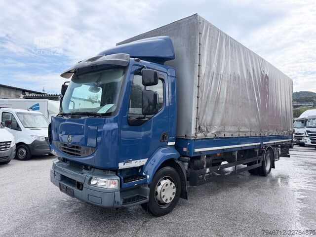 Камион платформа с брезент RENAULT Midlum 270.14 DXI Pritsche Plane LBW *2011*