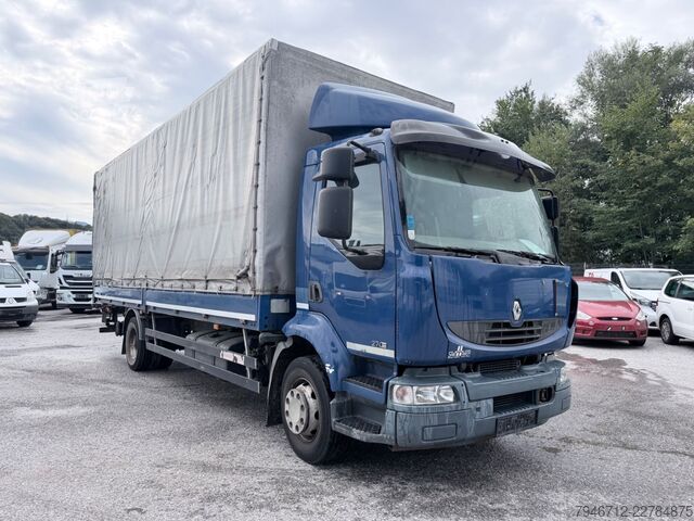 Камион платформа с брезент RENAULT Midlum 270.14 DXI Pritsche Plane LBW *2011*