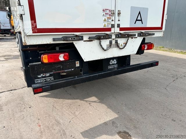 Garbage truck DAF LF250 FA 4x2 Hutton  Papierschredder