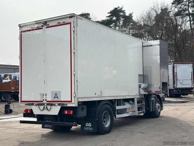 Garbage truck DAF LF250 FA 4x2 Hutton  Papierschredder