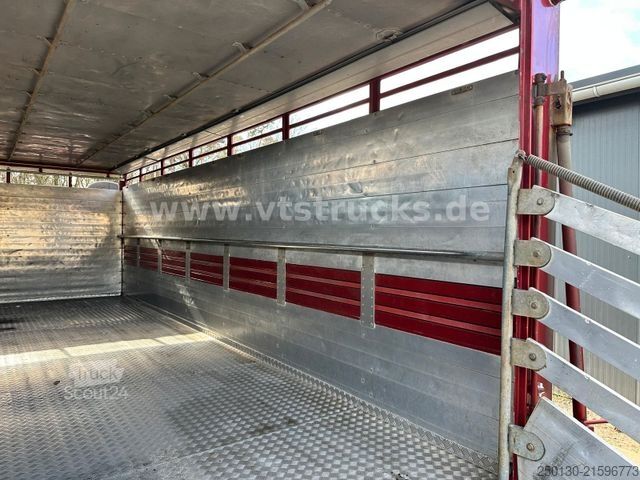 Cattle truck MERCEDES-BENZ Actros 1841 MP3 1.Stock Köstner Viehaufbau