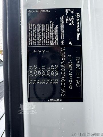 Swap body truck MERCEDES-BENZ EX-Bundeswehr/Fahrschul-LKW/5Sitze/2540-Actros