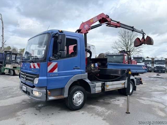 Wywrotka MERCEDES-BENZ Atego 1018K/ller-Kipper+Kran+Greifer/TÜV/