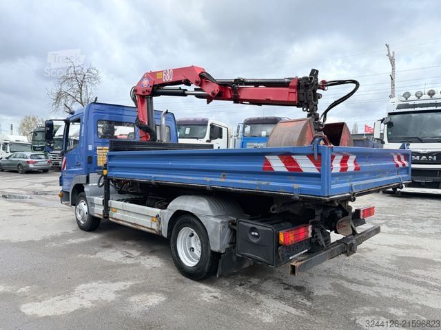 Wywrotka MERCEDES-BENZ Atego 1018K/ller-Kipper+Kran+Greifer/TÜV/