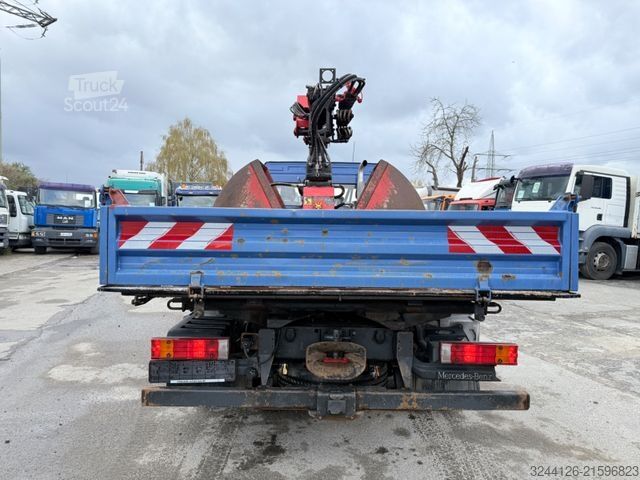 Wywrotka MERCEDES-BENZ Atego 1018K/ller-Kipper+Kran+Greifer/TÜV/